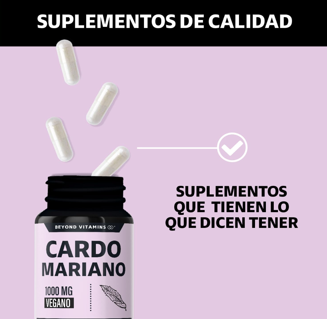 Vista 2 de Suplemento Cardo Mariano 60 capsulas